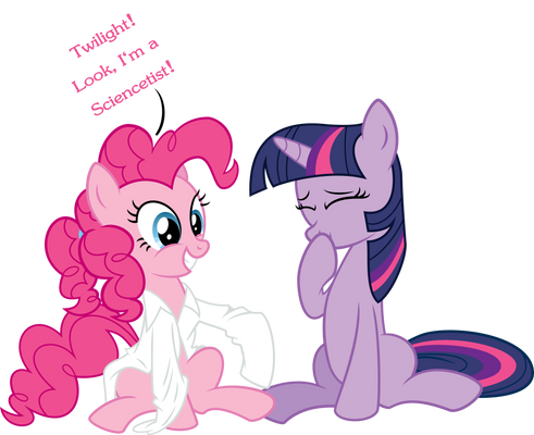Pinkie now is a Sciencetist