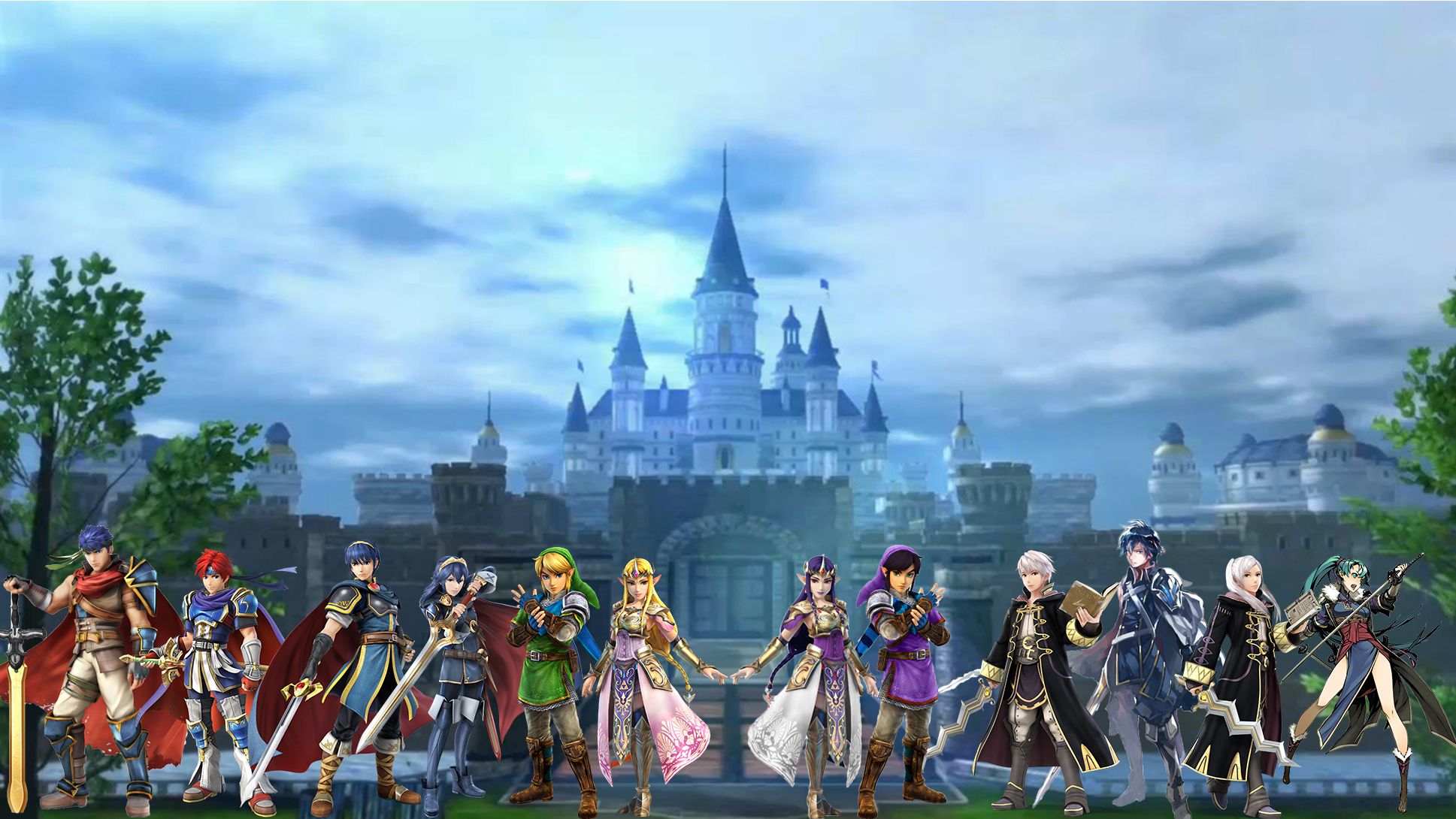 Hyrule Warriors X Fire Emblem.