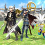 Robin x Lucina and Silver x Blaze