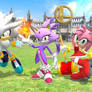 Sonic x Amy and Silver x Blaze
