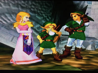 Zelda Link and their son (Melee)