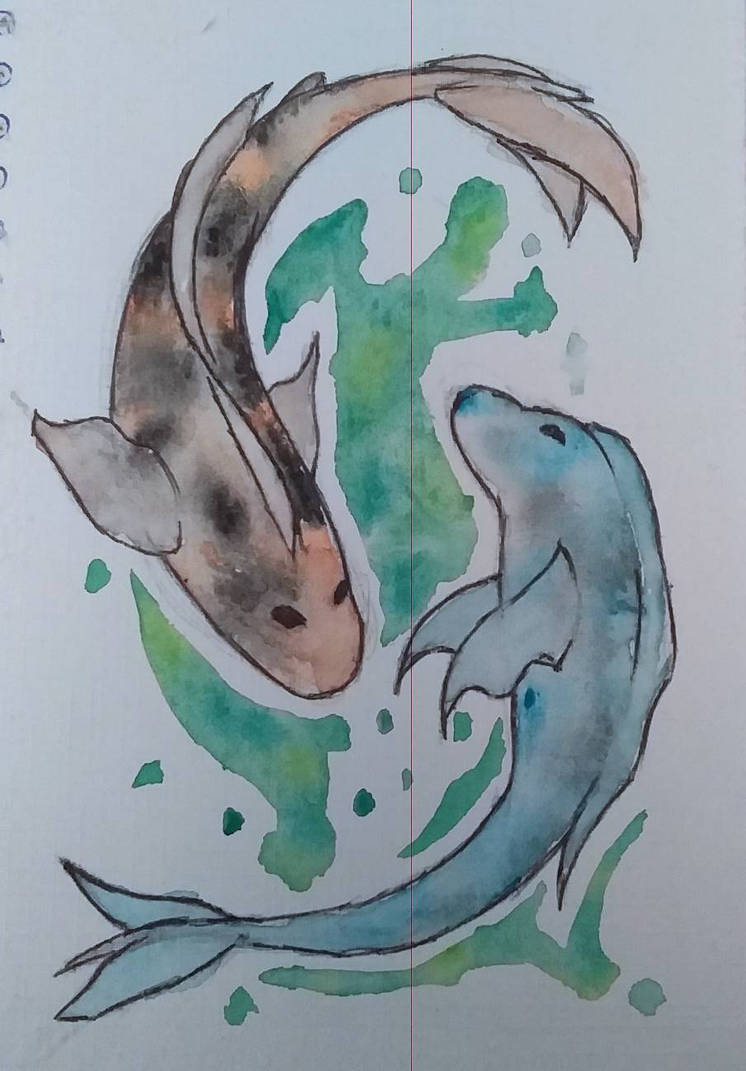 Watercolour fish 