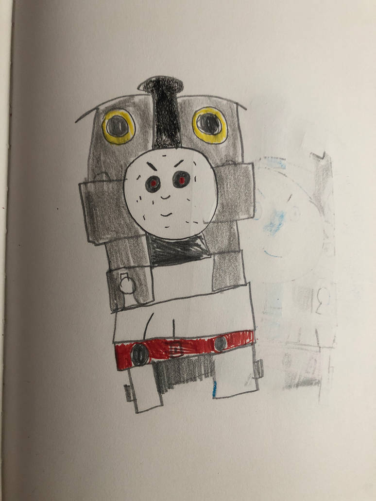 My drawing of Timothy the ghost engine by LPStheforestengine on DeviantArt
