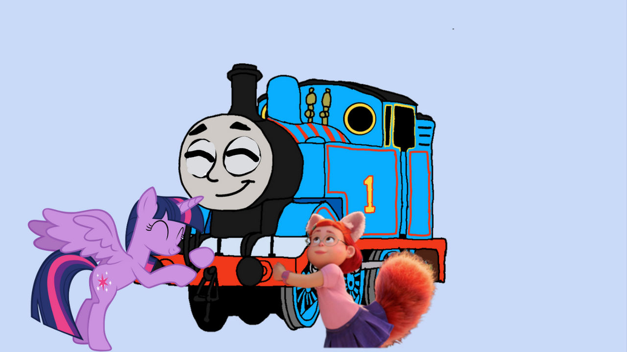 Engine Hug Mei Lee and Twilight hugs Thomas by LPStheforestengine on DeviantArt