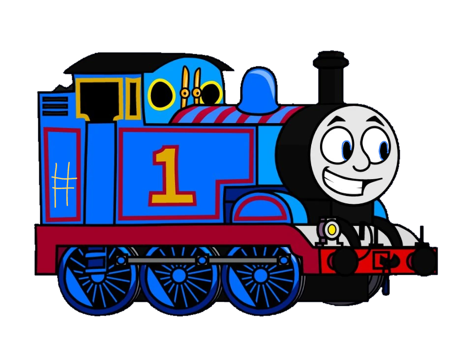 Thomas with a hashtag in a fnf style by LPStheforestengine on DeviantArt