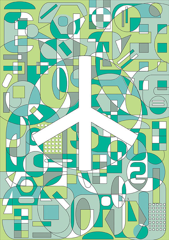 Peace Sign Using Grid Grid Peace Sign by sheistaki on DeviantArt