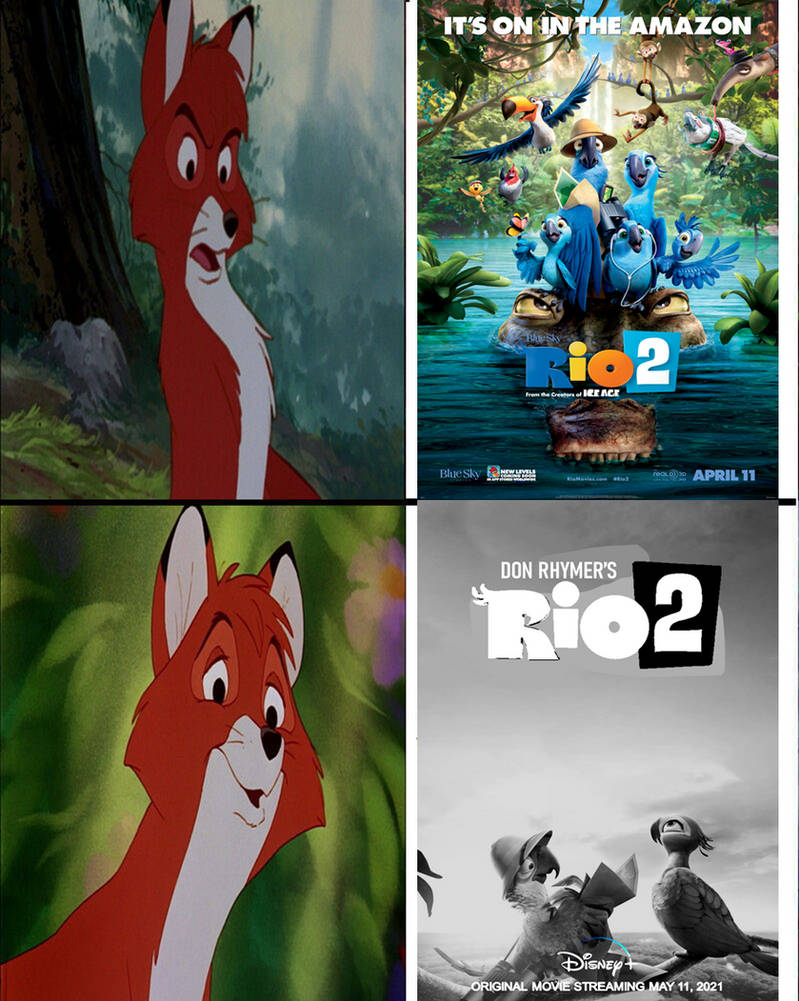 Tod prefers Don Rhymer's Rio 2 over Rio 2 by CaptainClarke19 on DeviantArt