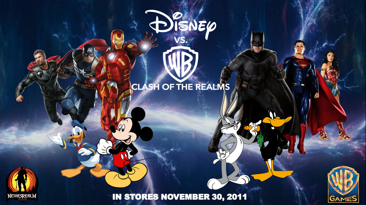 Disney Rivalries Disney vs. Warner Bros. Clash of the Realms (2011) by CaptainClarke19 ...