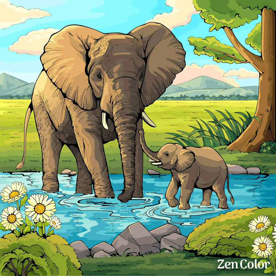 Elephants by rebekah1213 on DeviantArt