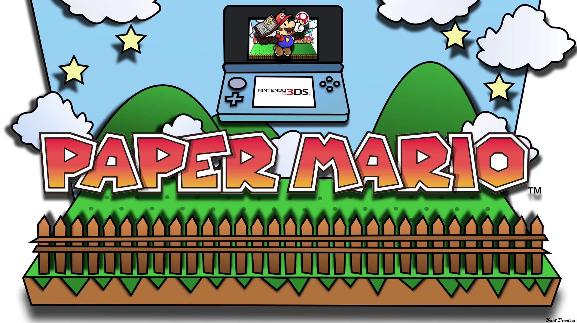 Paper Mario for 3DS Wallpaper