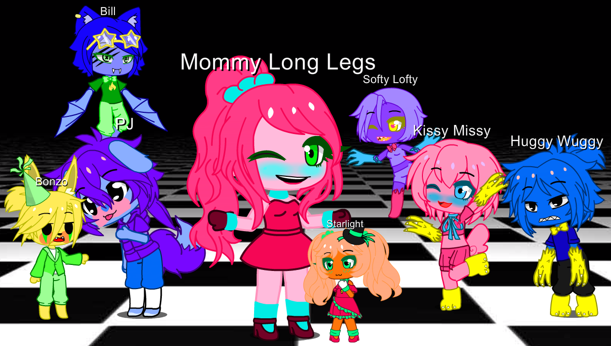 Grid 4x2 - 7 Trending Poppy Playtime Characters v2 by Abbysek on DeviantArt