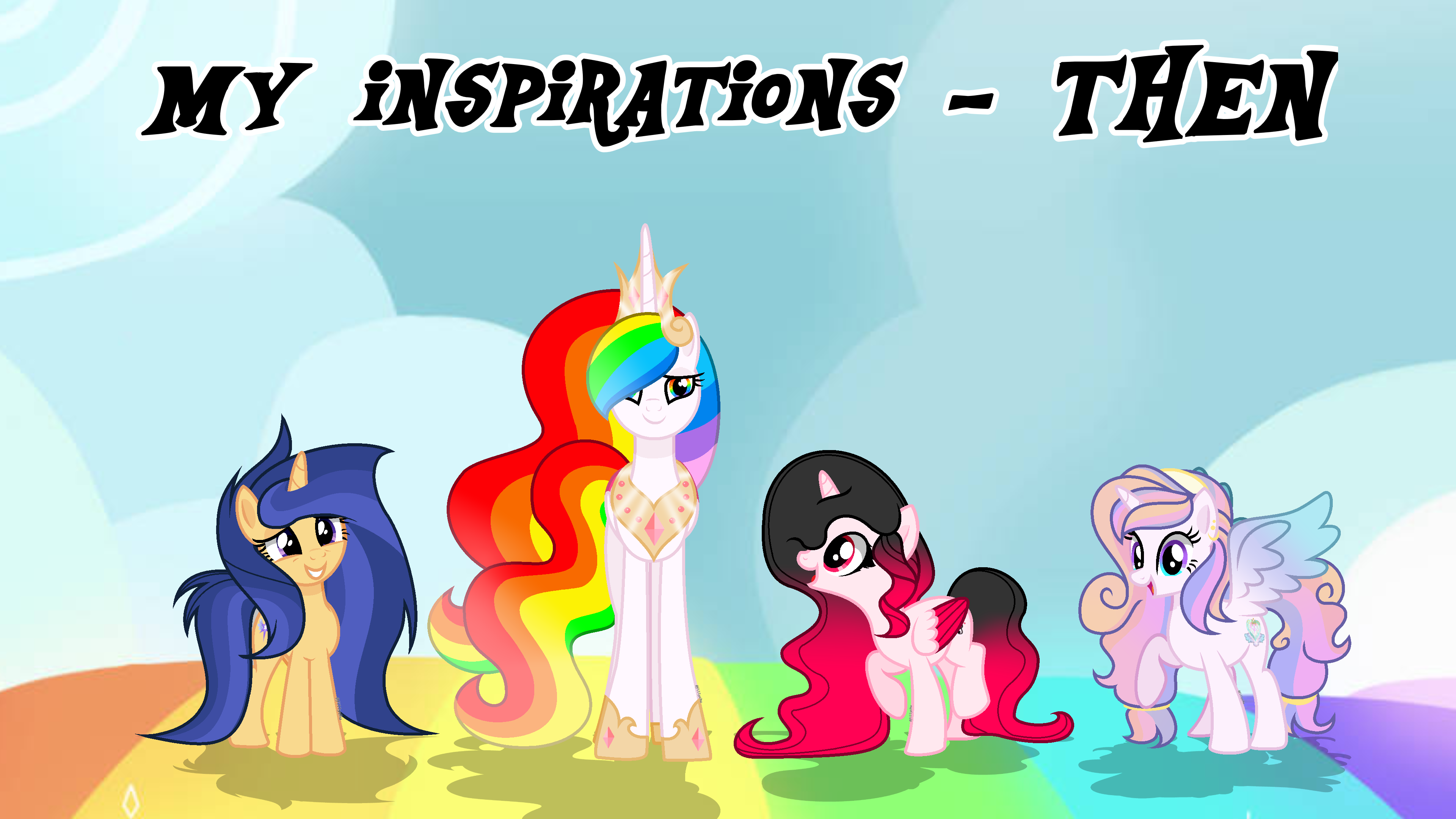 MLP Fanart Gift My inspirations THEN by fillychu