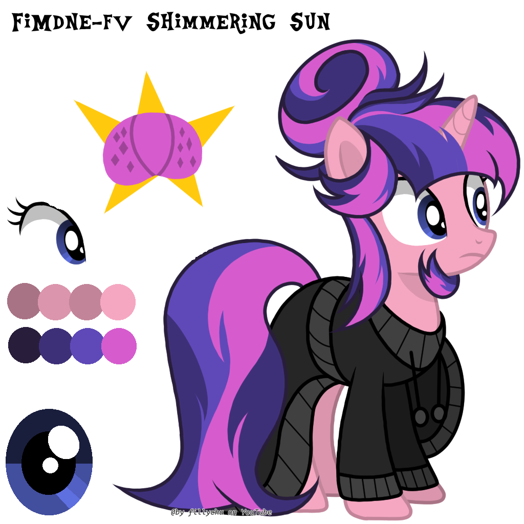 MLP AU FiMdne Shimmering Sun NEW by fillychu