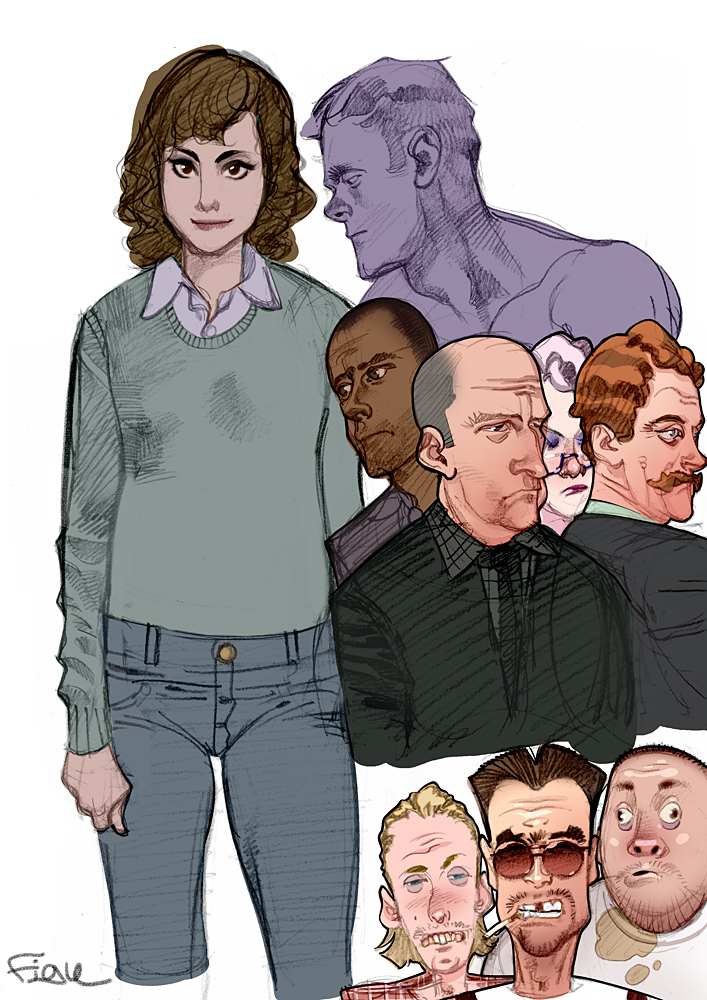 Colored Sketches by BerolEagle