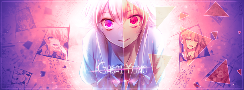 Mirai Nikki, Gasai Yuno, yandere, anime girls