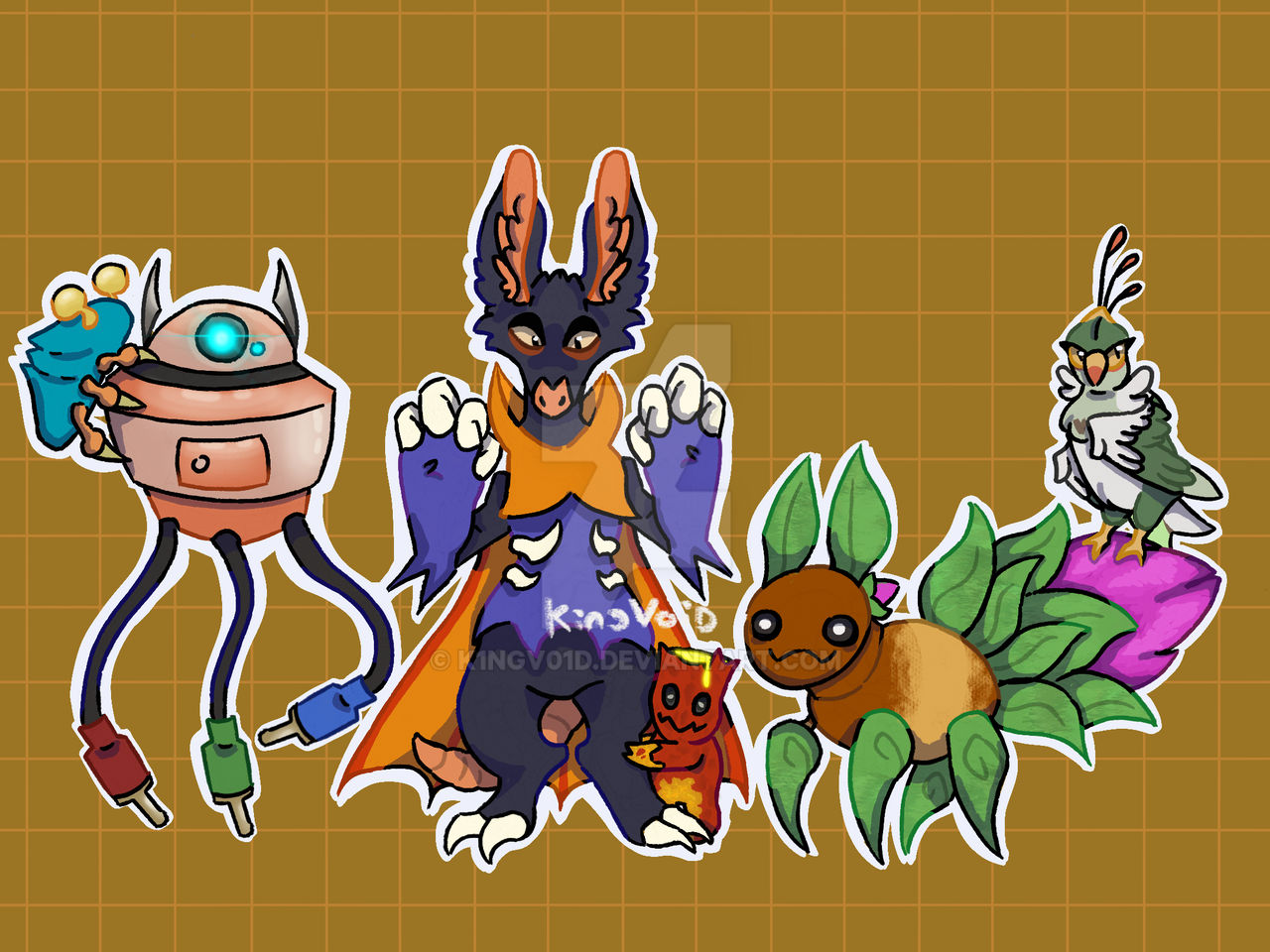 My Loomian Legacy team! by K1NGV01D on DeviantArt