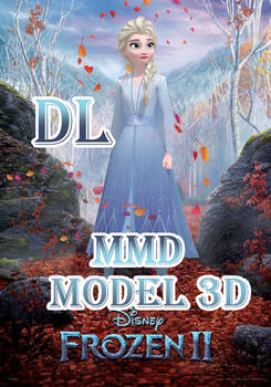 Frozen2 - model 3D - Elsa - dl
