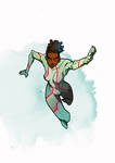 Superhero Female Concept 3 (The Leaper)