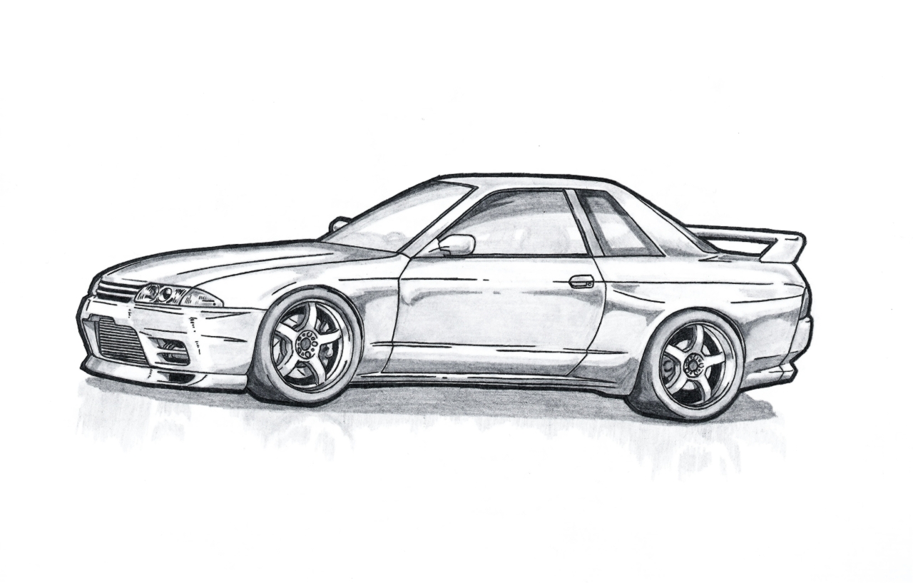 Printable Car R32 GT-R R32 by RtotheYO on DeviantArt