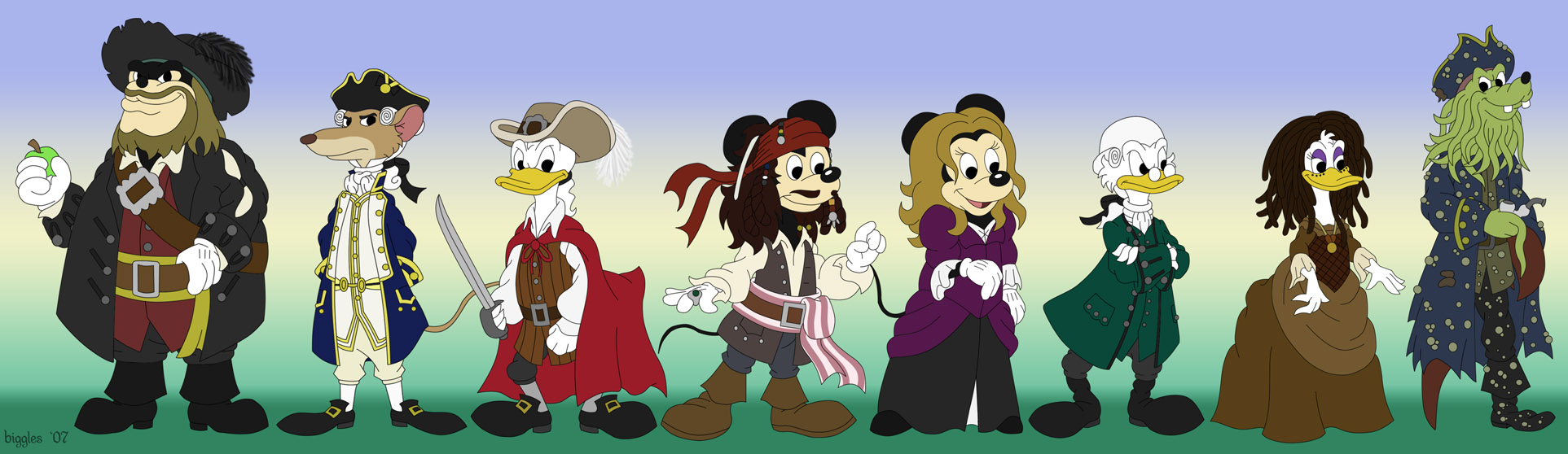 Mickey and Co--POTC Style