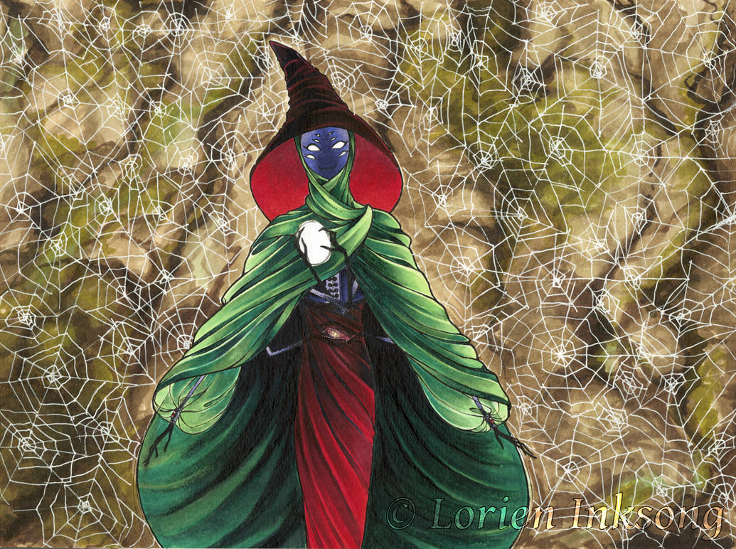 Spider Wizard by LorienInksong on DeviantArt