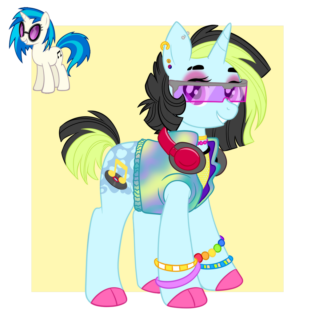 Vinyl Scratch Color Vinyl Scratch - redesign by CCKittyCreative on DeviantArt