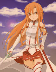 Yuuki Asuna - Sunset