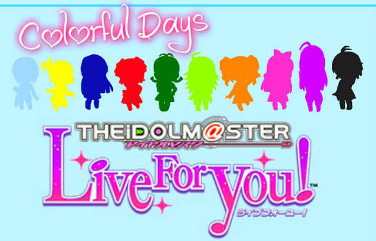 IDOLM@STER L4U Colorful Days Poster