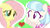 Coco Pommel x Fluttershy Stamp