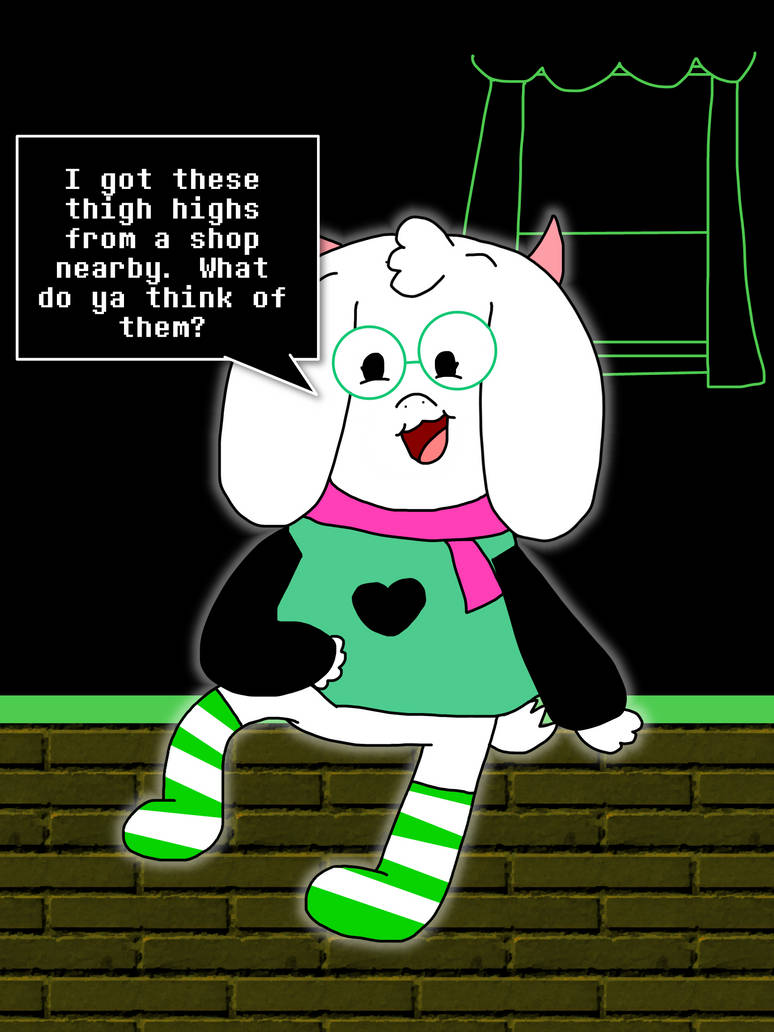 High Ralsei Ralsei got the thigh highs :3 by Vanta526 on DeviantArt