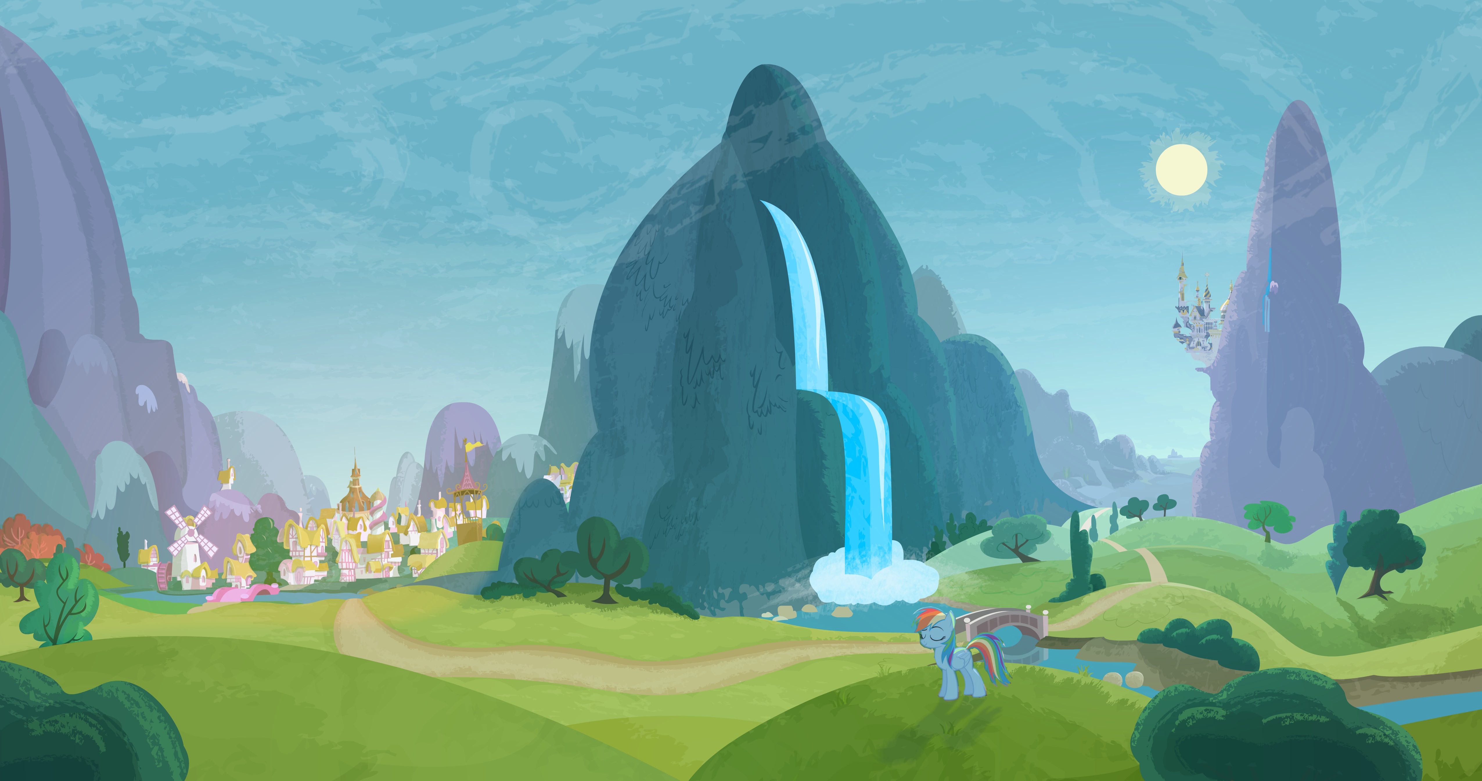 Untitled Ponyville background (Old)