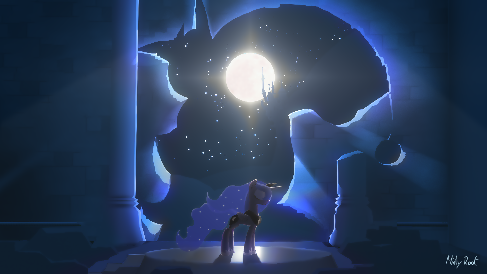 Luna's Determination, thumbnail art, no text