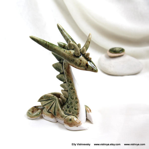 Green olive Dragon by vavaleff on DeviantArt