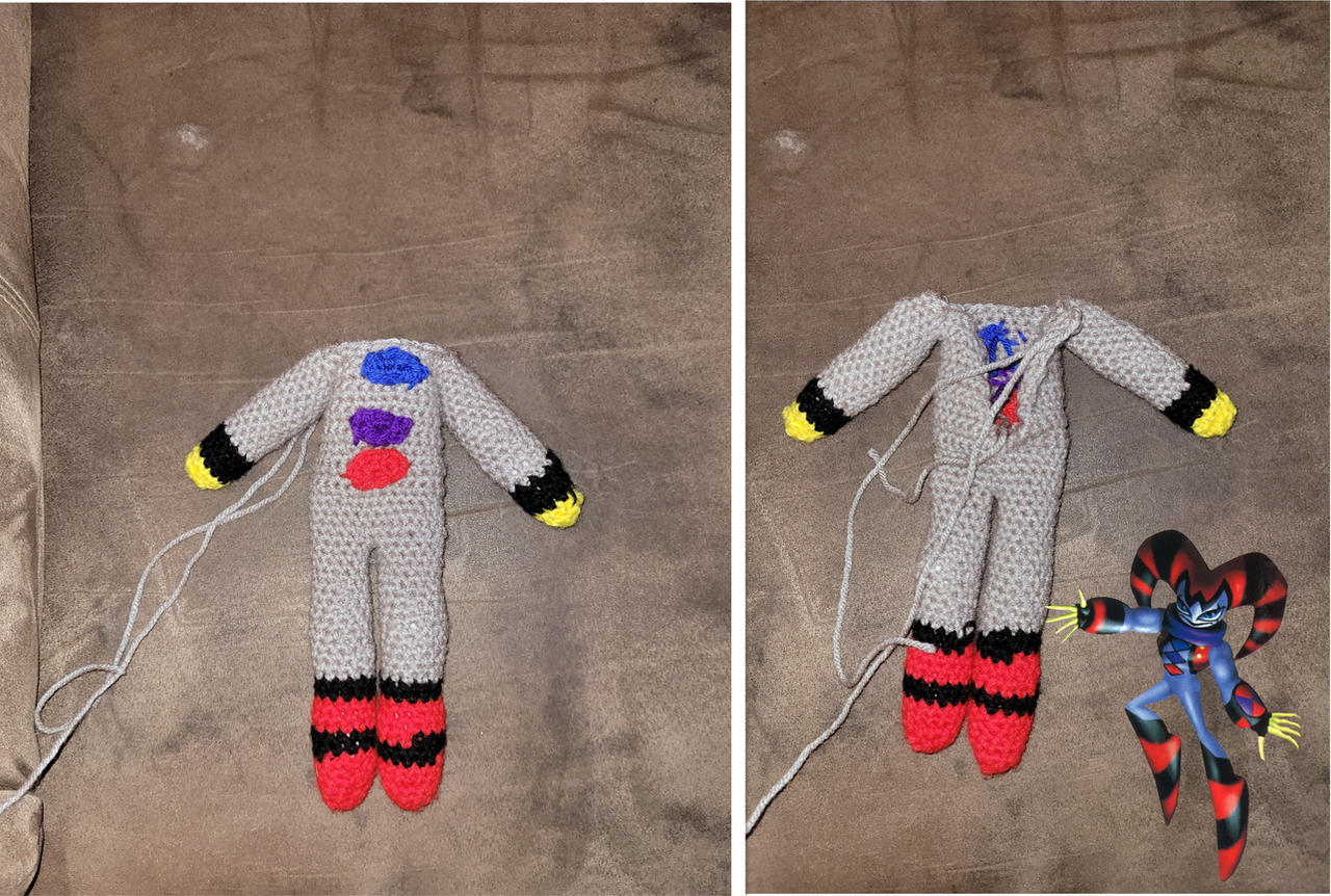 Crochet Talking Reala Plush W.I.P.