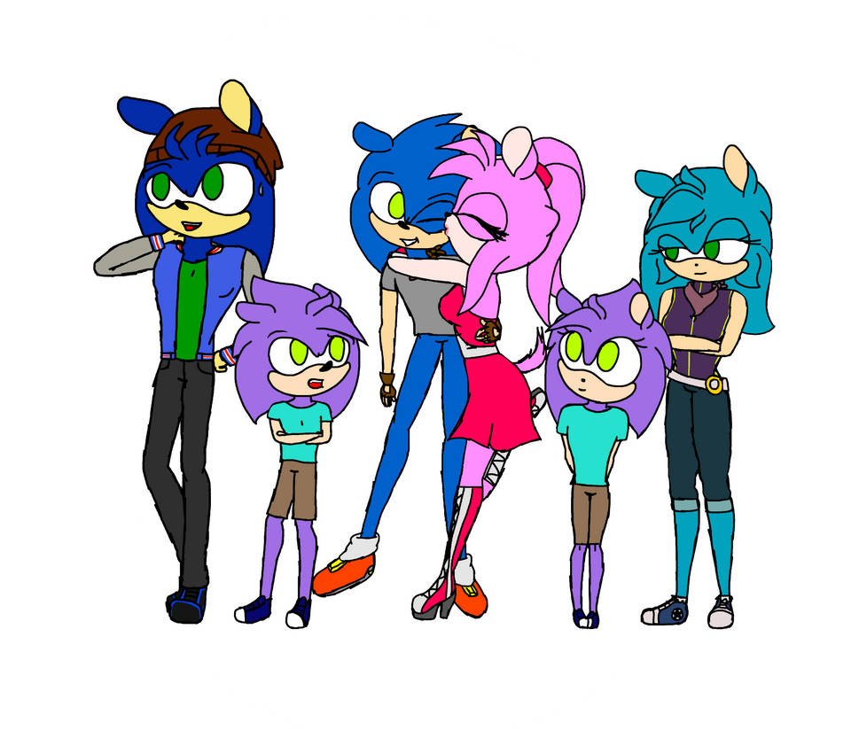 Sonic and Amy's Family by Usia-Ula on DeviantArt