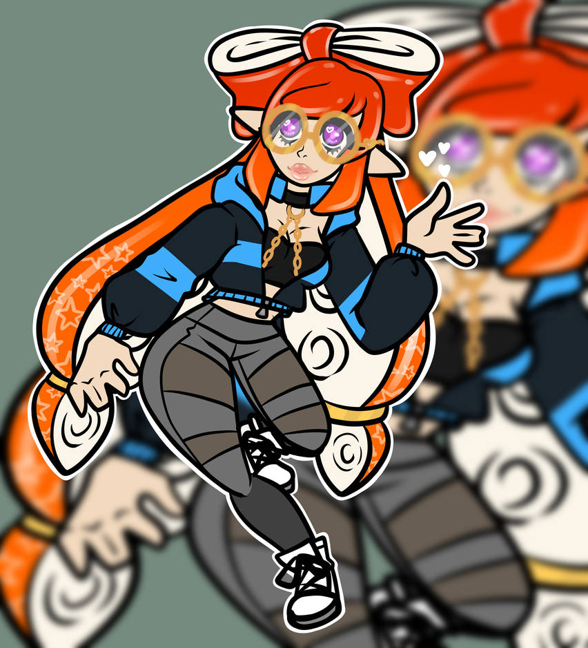 Inkling redesign by Doodle-Trash on DeviantArt