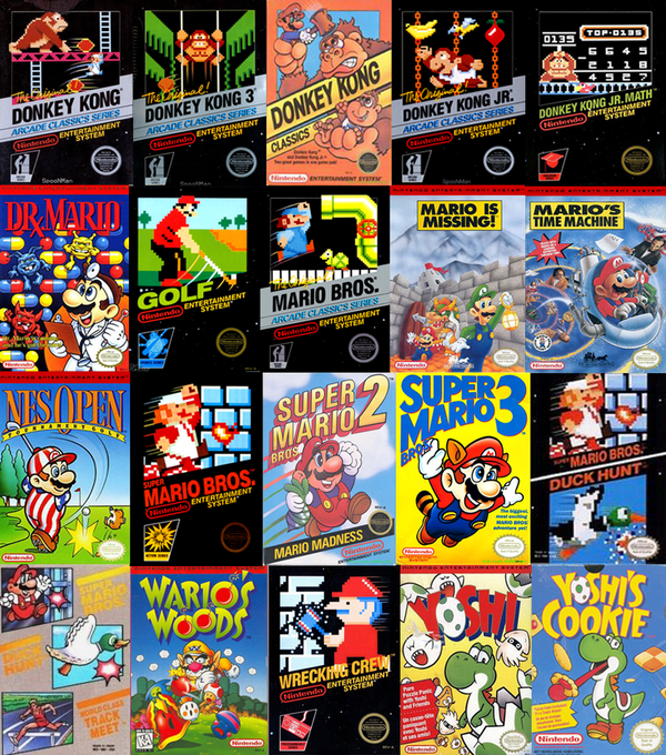 Mario s Nintendo Games by sonictoast on DeviantArt