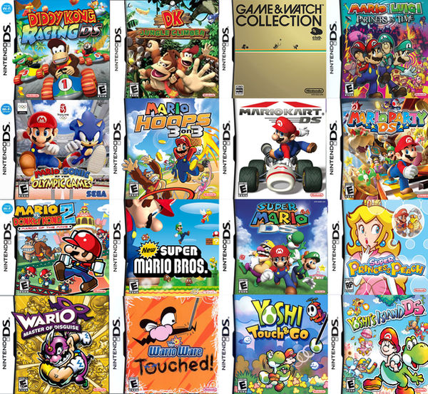 twist van mening zijn gloeilamp Mario's Nintendo DS Games by sonictoast on DeviantArt