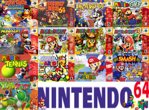 Mario's Nintendo 64 Games