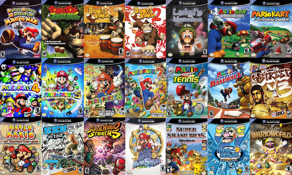 Nintendo gamecube mario games deals