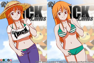 Nami - One Piece - Rich Thick Lines by RichThickLines