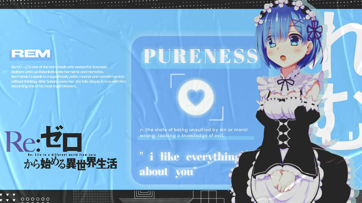 Rem Pc Desktop Wallpaper By Fvolkster On Deviantart Rem Pc Desktop Wallpaper By Fvolkster On Deviantart