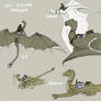 WWI biplane dragons