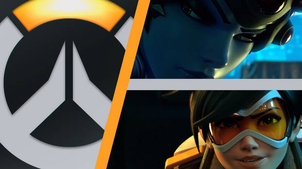 Overwatch: Tracer and Widowmaker Stare