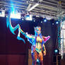 Dark Valkyrie Diana on stage, Calypsen Cosplay