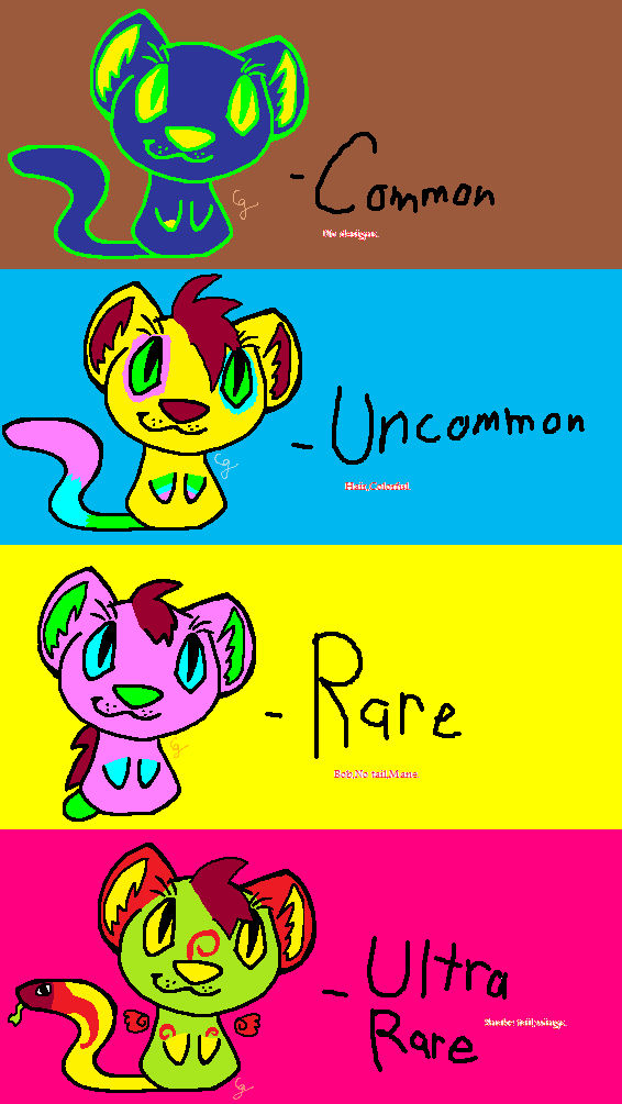 Rarity Chart by catgirl2010 on DeviantArt