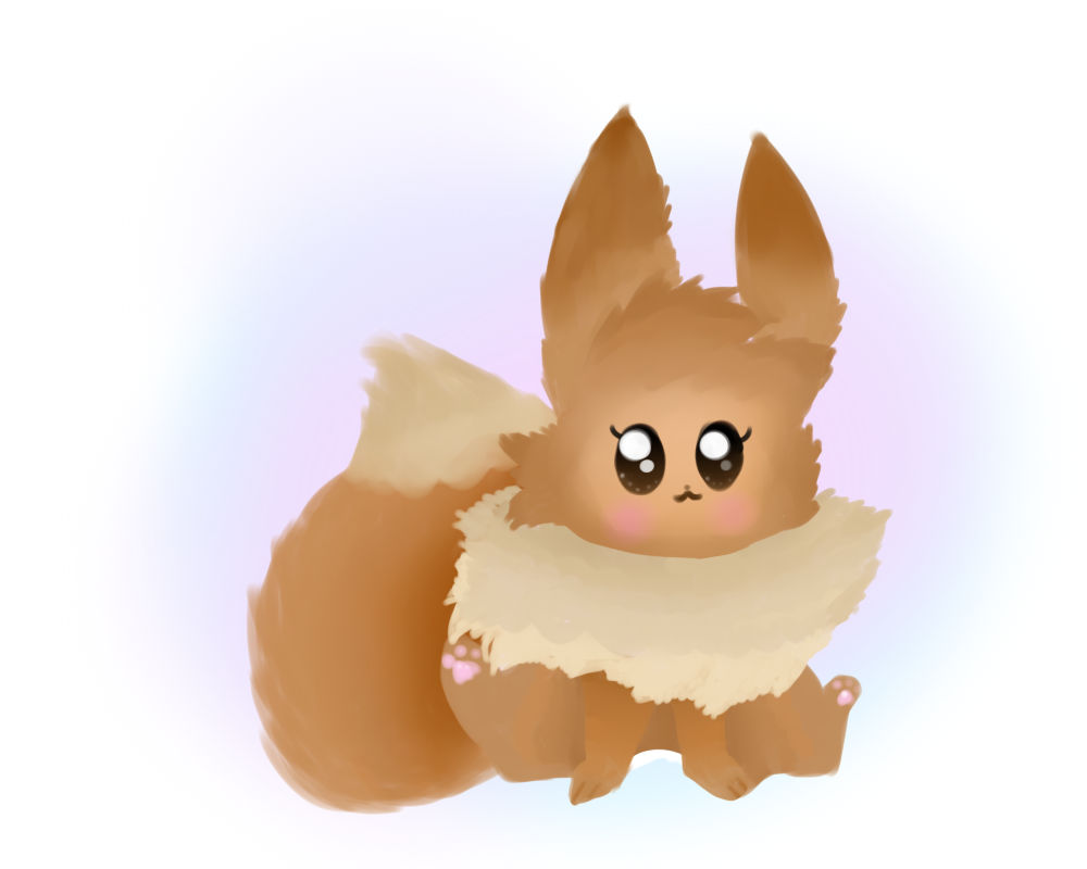 Eevee by PINK-P1KACHU on DeviantArt