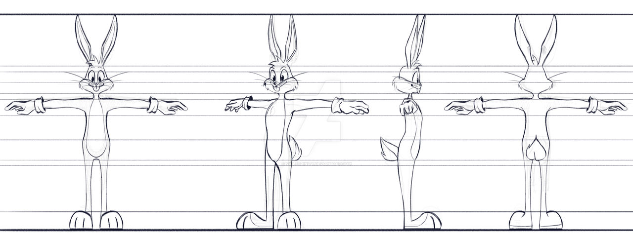 T Posing Rabbit Bug Bunny T pose by Violetrinity on DeviantArt