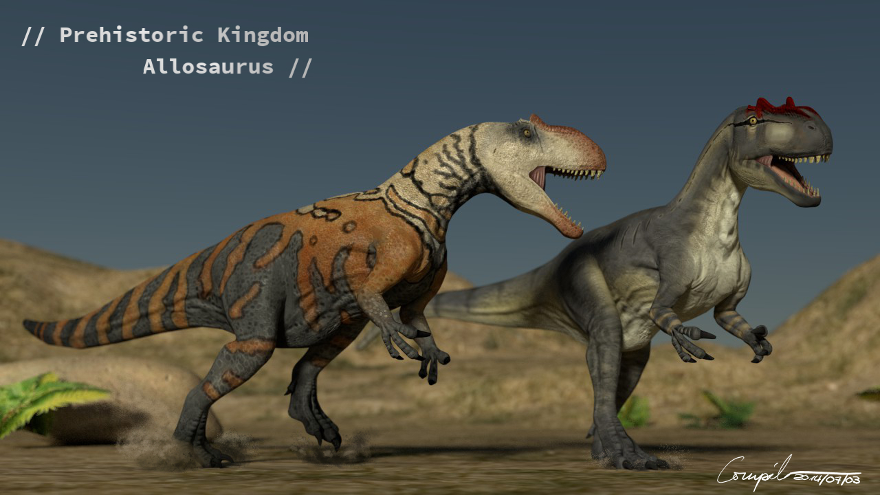 Allosaurus Vs Indoraptor.