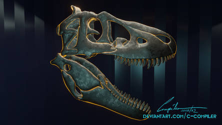 Daspletosaurus skull